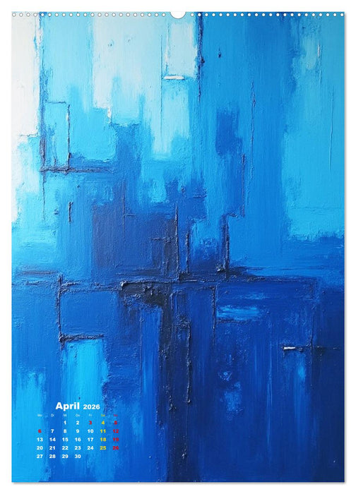 Rakel Kunst - Eine Form der künstlerischen Technik (CALVENDO Wandkalender 2026)