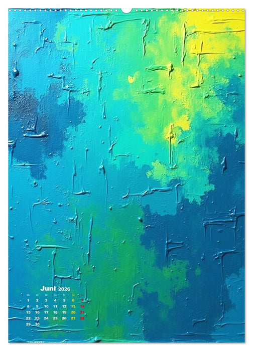 Rakel Kunst - Eine Form der künstlerischen Technik (CALVENDO Wandkalender 2026)