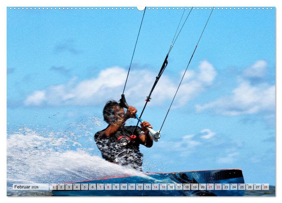 Kitesurfen - Action pur (CALVENDO Wandkalender 2026)