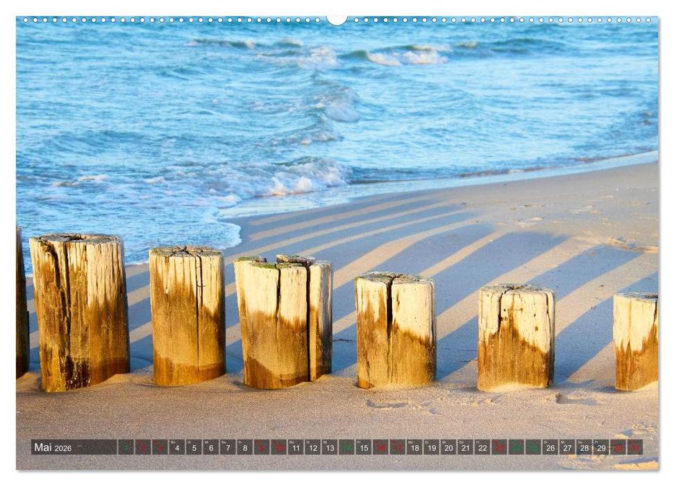 Sonnenuntergänge an Ostseeküste und Bodden (CALVENDO Premium Wandkalender 2026)