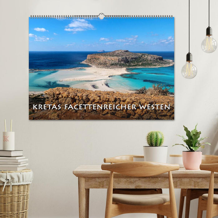 Kretas facettenreicher Westen (CALVENDO Wandkalender 2026)
