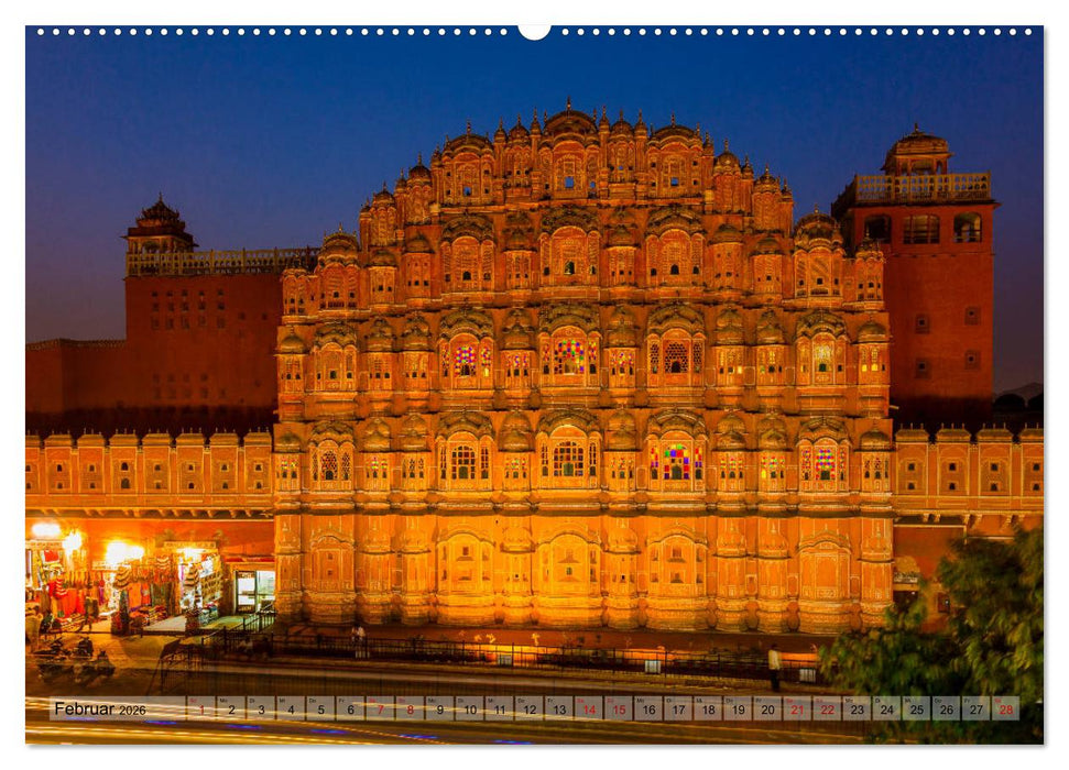 Indien Rajasthan: Unterwegs im Land der Könige (CALVENDO Wandkalender 2026)