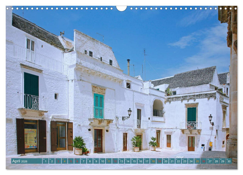Facettenreiches Apulien (CALVENDO Wandkalender 2026)