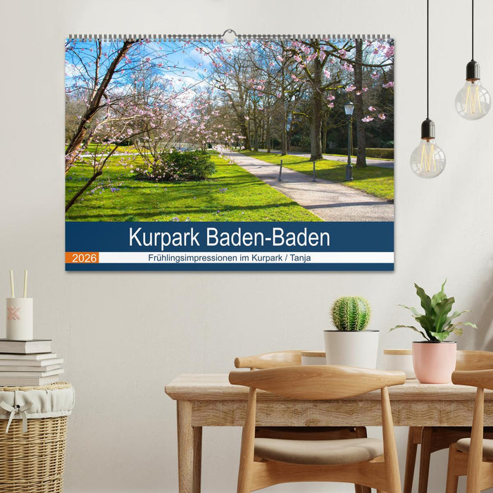 Kurpark Baden-Baden (CALVENDO Wandkalender 2026)