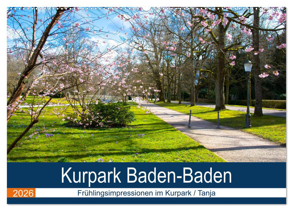 Kurpark Baden-Baden (CALVENDO Wandkalender 2026)