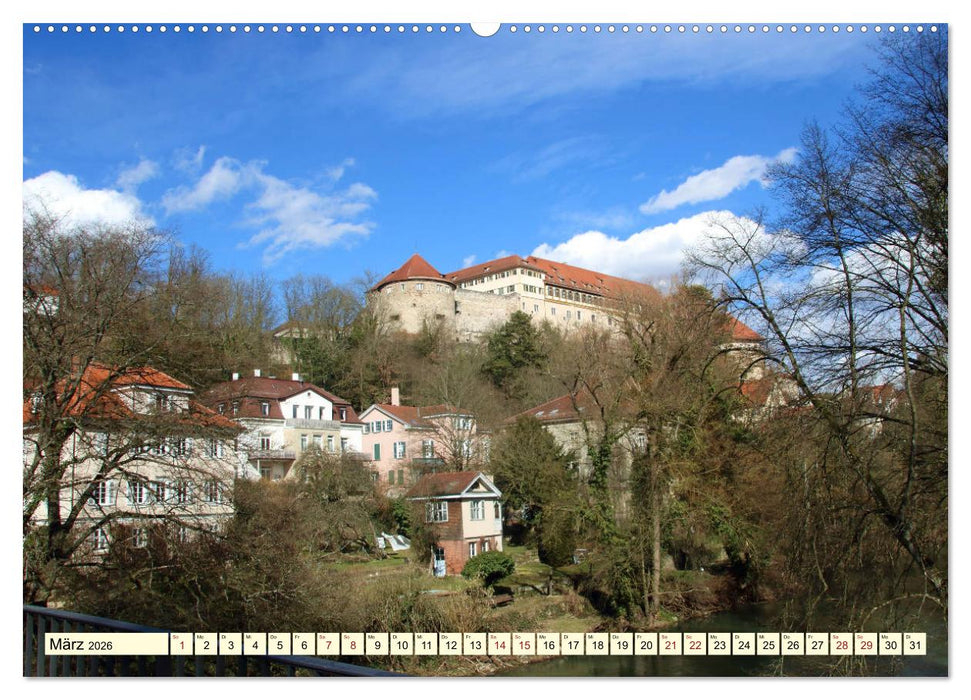 Unterwegs in Tübingen (CALVENDO Wandkalender 2026)