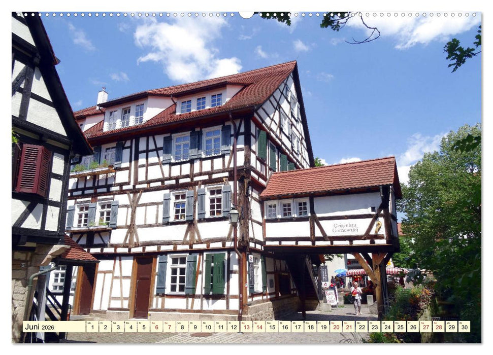 Unterwegs in Tübingen (CALVENDO Wandkalender 2026)