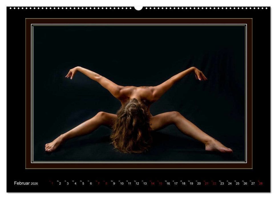 Hüllenlos in gewagten Posen (CALVENDO Wandkalender 2026)