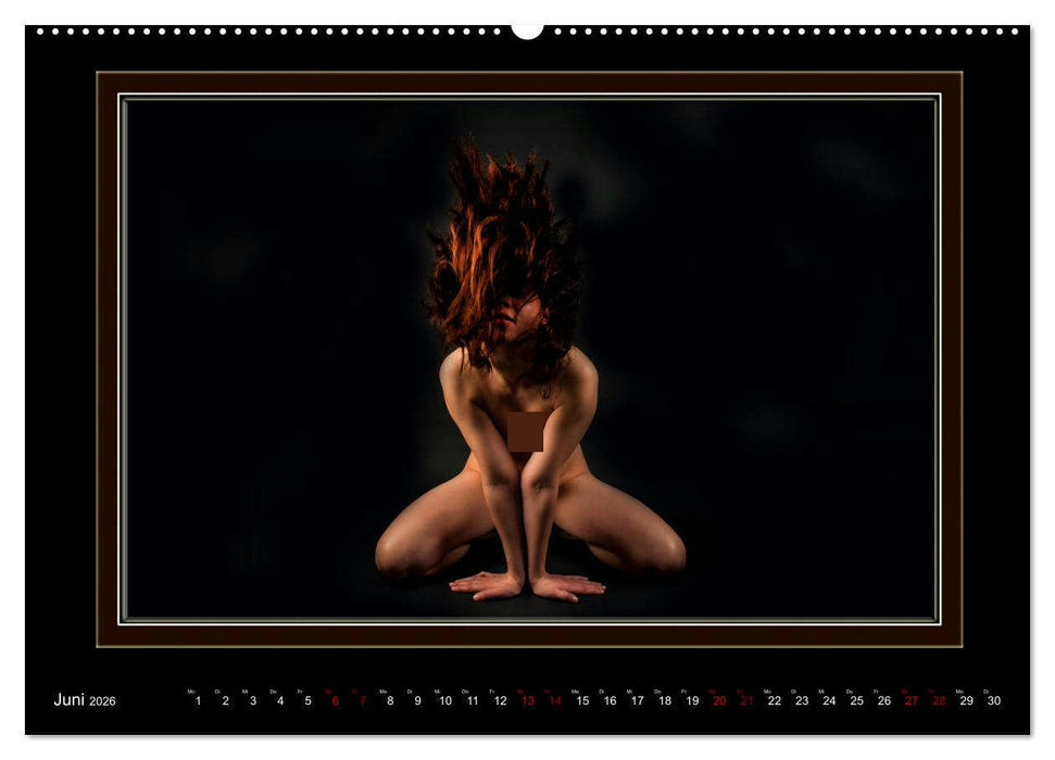 Hüllenlos in gewagten Posen (CALVENDO Wandkalender 2026)