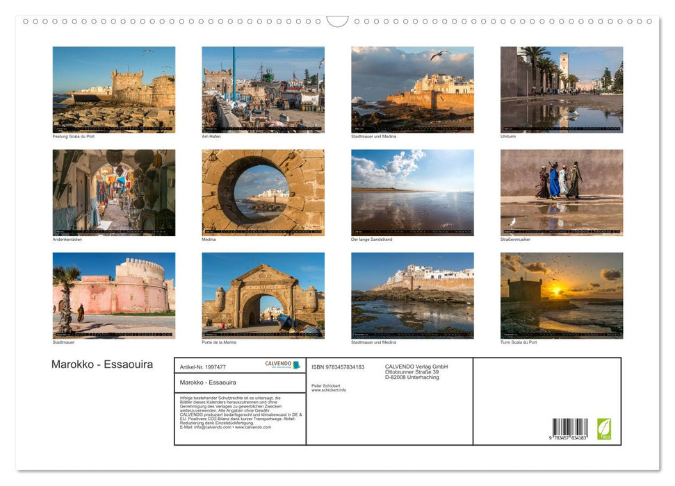 Marokko - Essaouira (CALVENDO Wandkalender 2026)