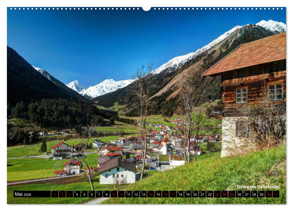 Tirol 2026 - die schönsten Plätze (CALVENDO Wandkalender 2026)