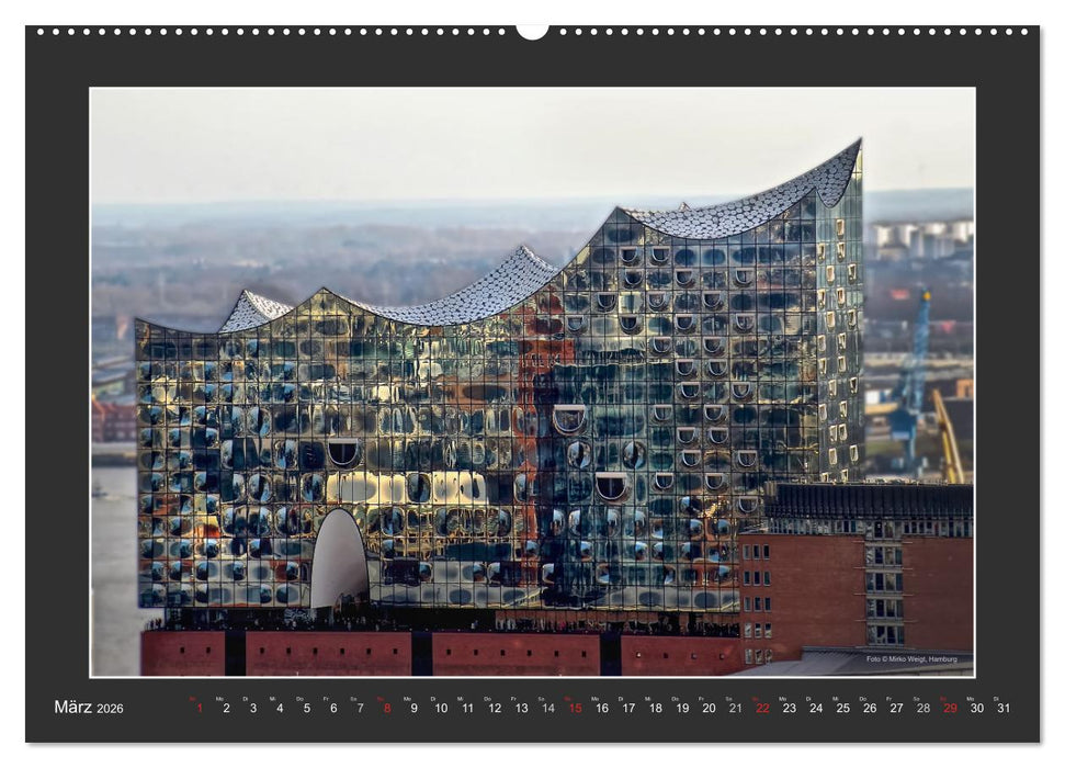 Die Elbphilharmonie Hamburg (CALVENDO Wandkalender 2026)