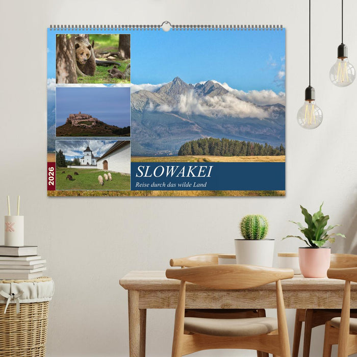 Slowakei - Reise durch das wilde Land (CALVENDO Wandkalender 2026)