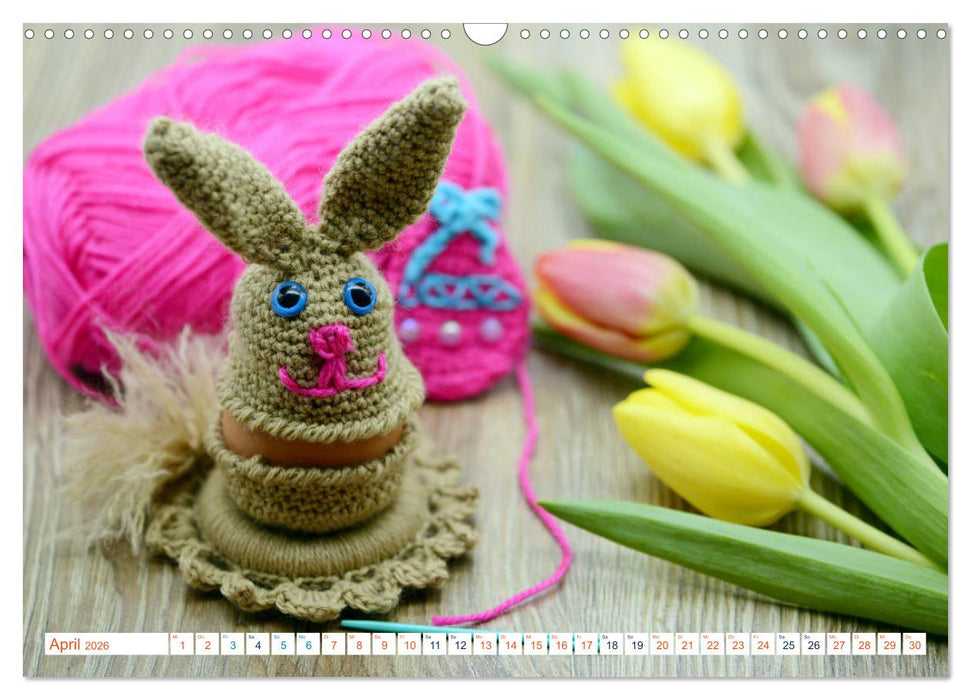 Kreatives aus Wolle - Häkeln, Stricken und Basteln (CALVENDO Wandkalender 2026)