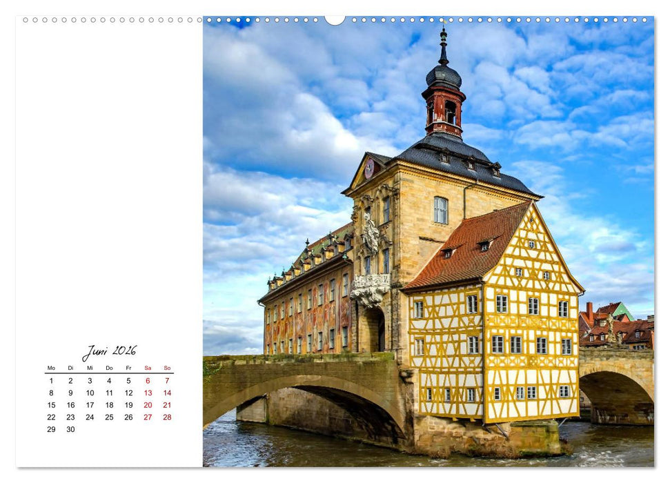 Reiseziel Bamberg (CALVENDO Wandkalender 2026)