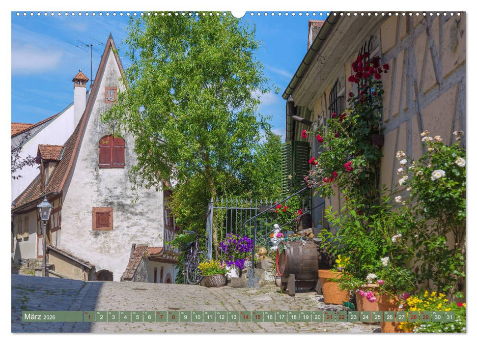 Romantisches Mainfranken (CALVENDO Wandkalender 2026)