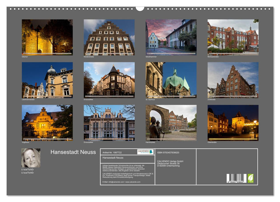 Hansestadt Neuss (CALVENDO Wandkalender 2026)