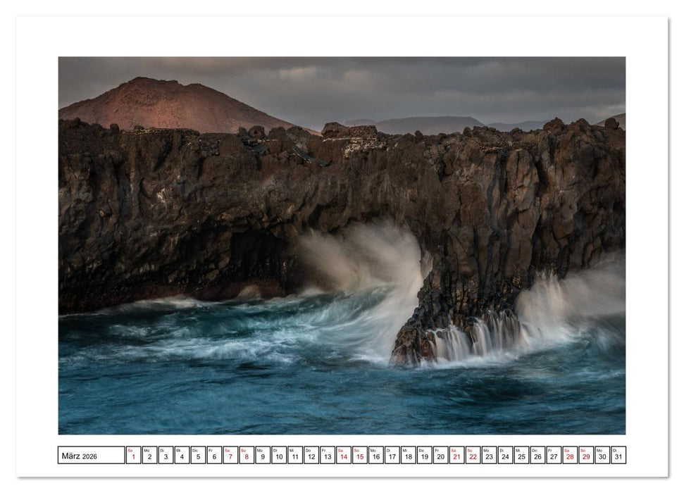 Lanzarote - Naturwunder im Atlantik (CALVENDO Wandkalender 2026)