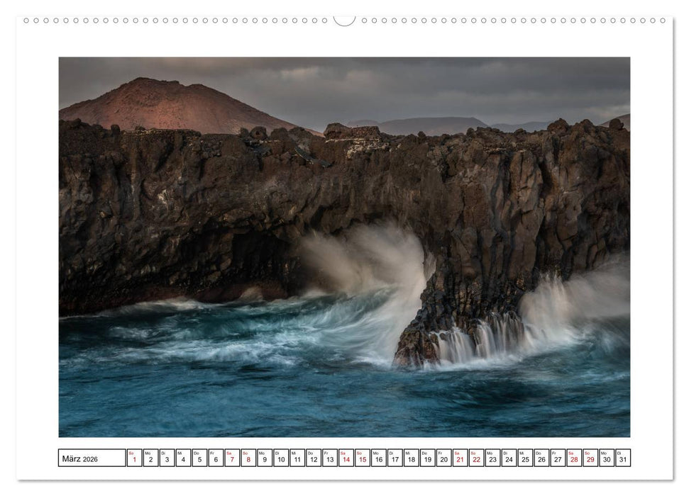 Lanzarote - Naturwunder im Atlantik (CALVENDO Wandkalender 2026)