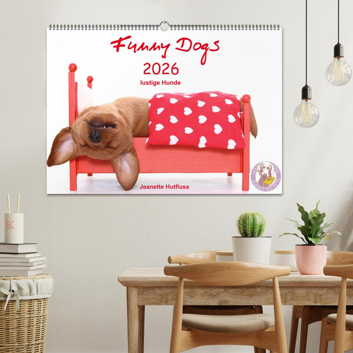 Funny Dogs (CALVENDO Wandkalender 2026)