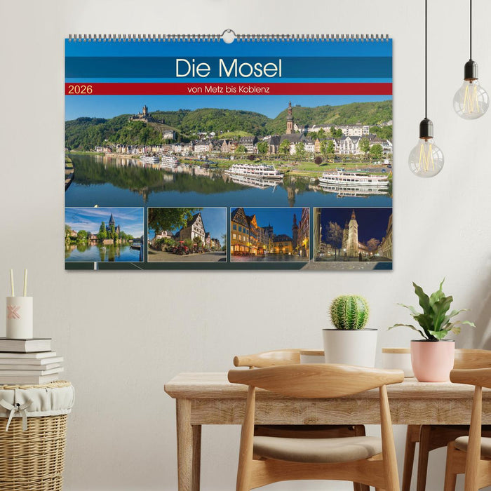 Die Mosel von Metz bis Koblenz (CALVENDO Wandkalender 2026)