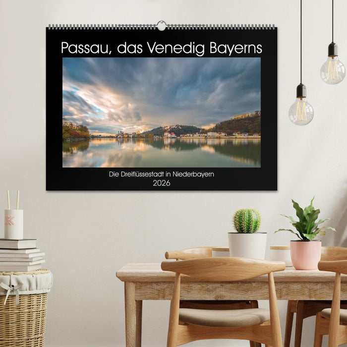 Passau, das Venedig Bayerns (CALVENDO Wandkalender 2026)