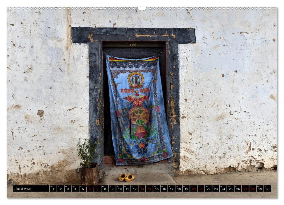 Bhutan - Natur und Tradition (CALVENDO Wandkalender 2026)