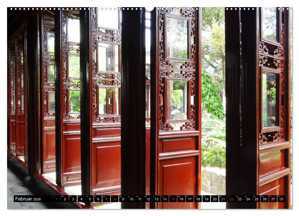 Im chinesischen Garten (CALVENDO Wandkalender 2026)
