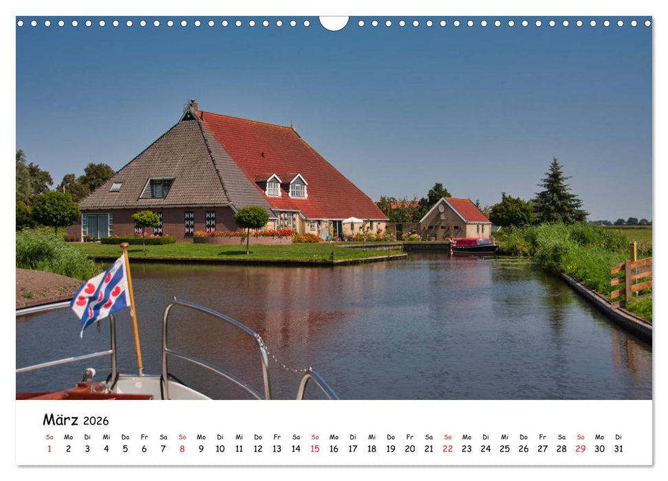 Wassersport Fryslân (CALVENDO Wandkalender 2026)