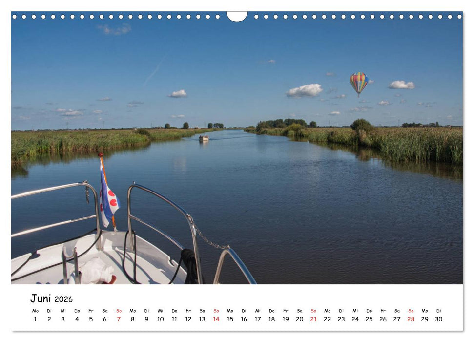 Wassersport Fryslân (CALVENDO Wandkalender 2026)