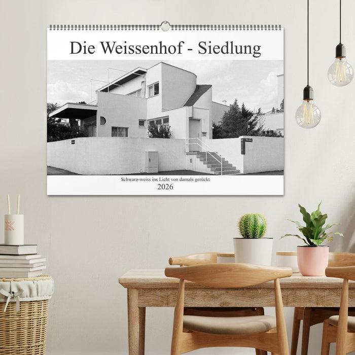 Die Weissenhof - Siedlung (CALVENDO Wandkalender 2026)