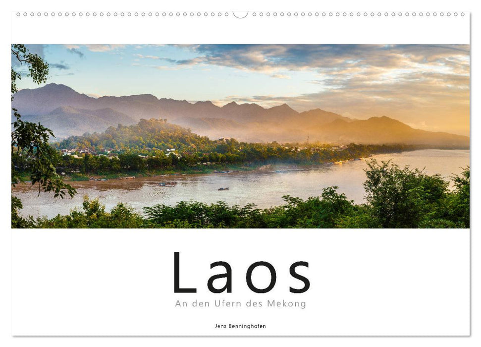 Laos - An den Ufern des Mekong (CALVENDO Wandkalender 2026)