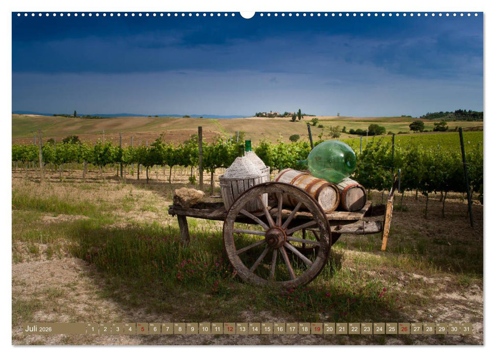 Wein - Landschaften (CALVENDO Premium Wandkalender 2026)