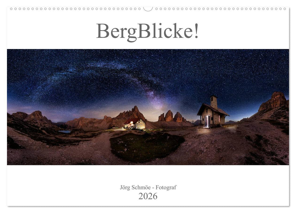 BergBlicke! (CALVENDO Wandkalender 2026)