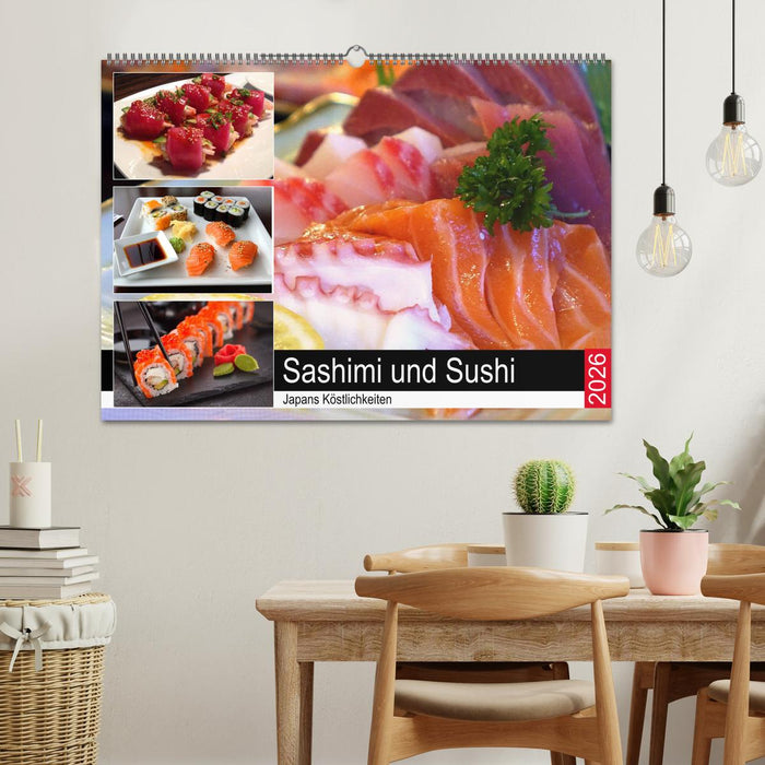 Sashimi und Sushi. Japans Köstlichkeiten (CALVENDO Wandkalender 2026)