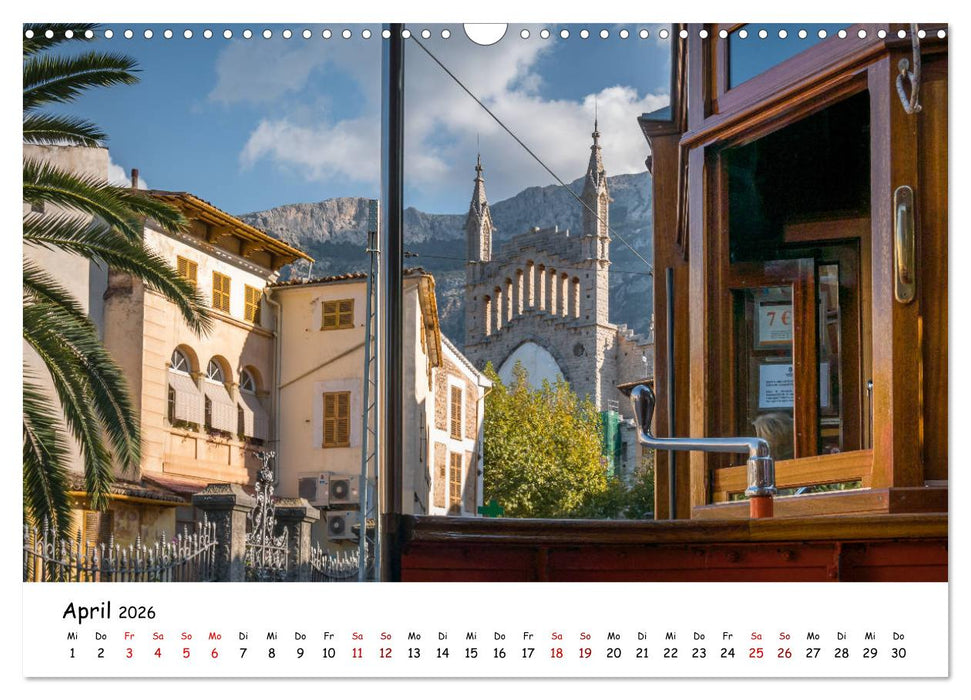 Die Schienen von Soller und Port de Soller (CALVENDO Wandkalender 2026)