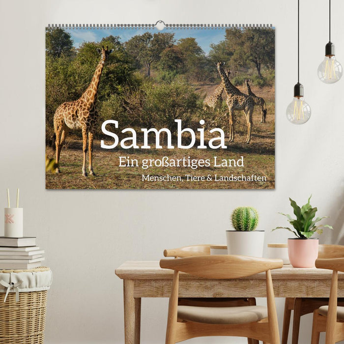 Sambia - ein großartiges Land (CALVENDO Wandkalender 2026)