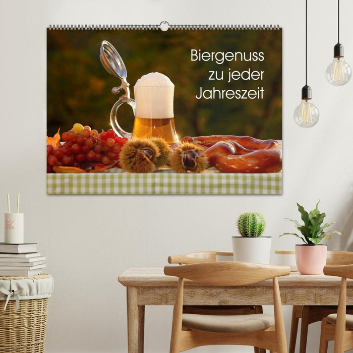 Biergenuss zu jeder Jahreszeit (CALVENDO Wandkalender 2026)
