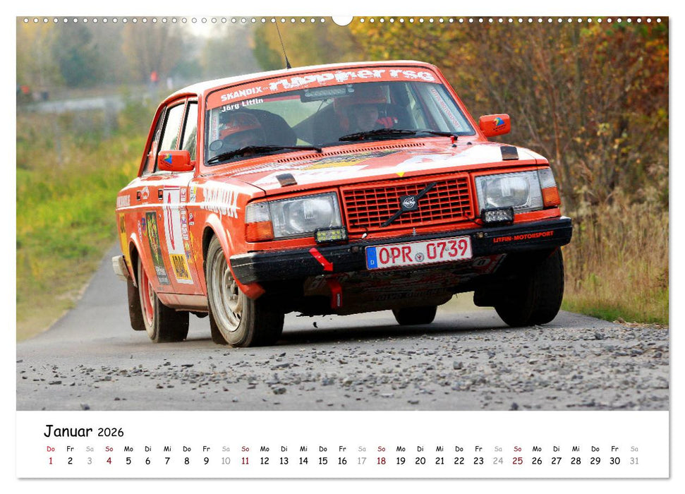 Lausitzrallye Histo EM (CALVENDO Wandkalender 2026)