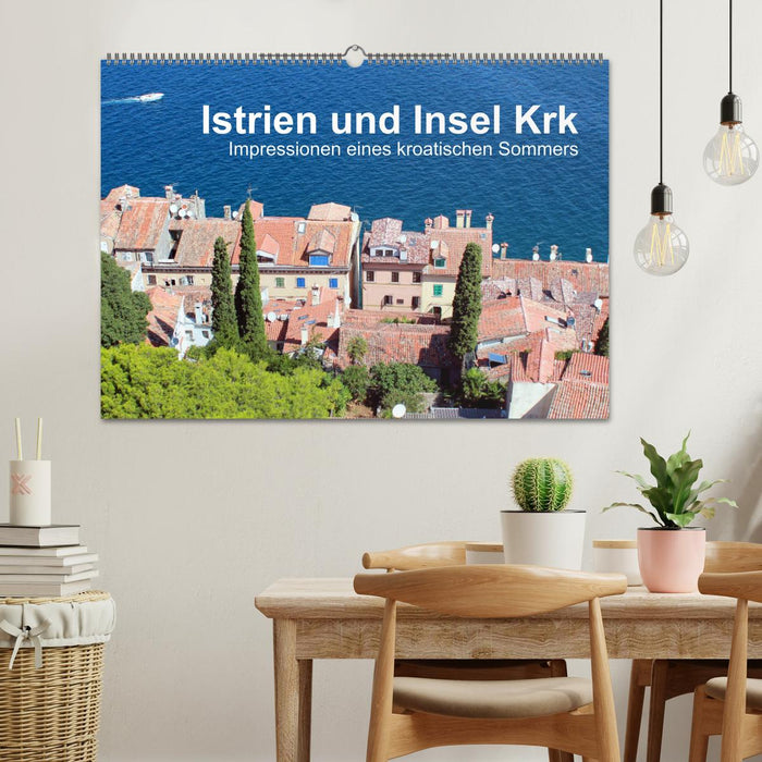 Istrien und Insel Krk - Impressionen eines kroatischen Sommers (CALVENDO Wandkalender 2026)