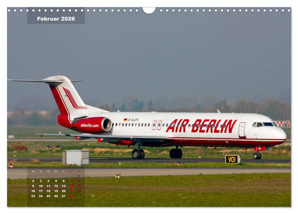 In Memoriam Air Berlin (CALVENDO Wandkalender 2026)