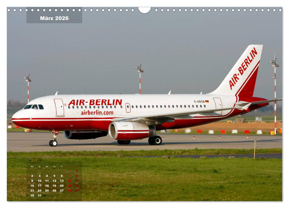 In Memoriam Air Berlin (CALVENDO Wandkalender 2026)