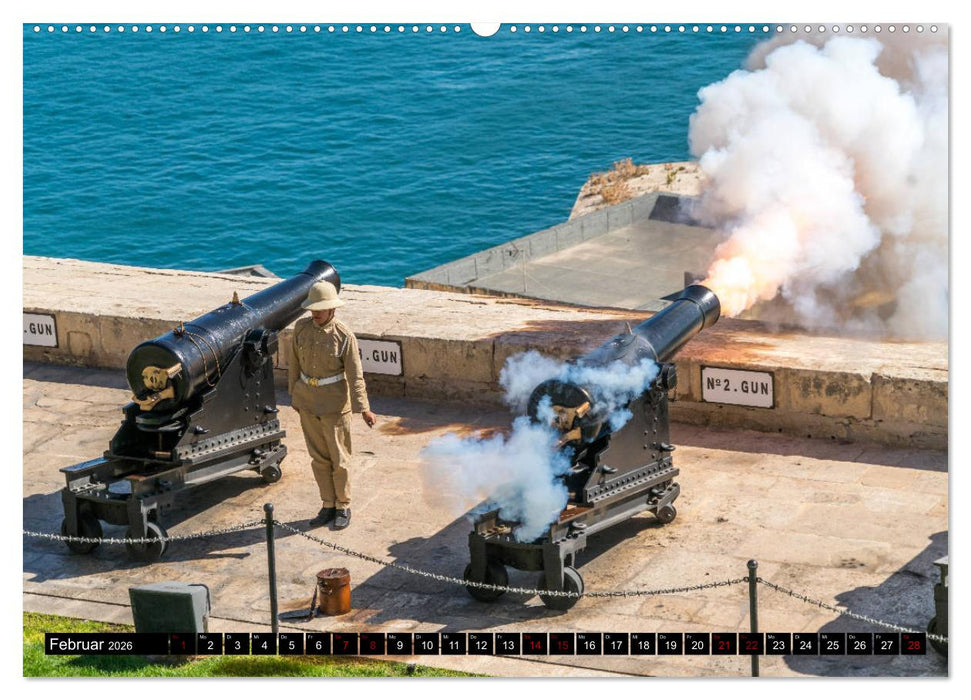Valletta - Malta (CALVENDO Wandkalender 2026)
