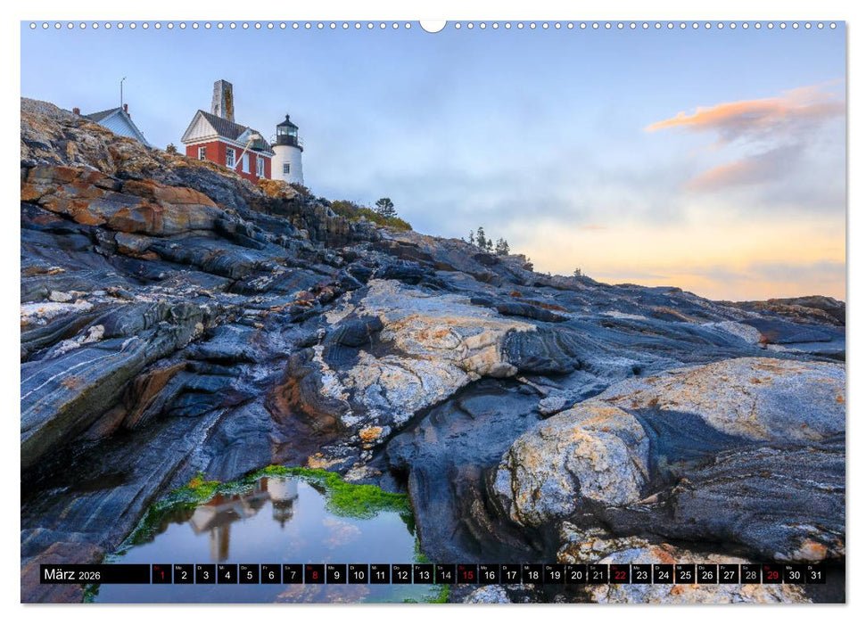 NEUENGLAND - Eine Reise durch den Nordosten der USA (CALVENDO Wandkalender 2026)