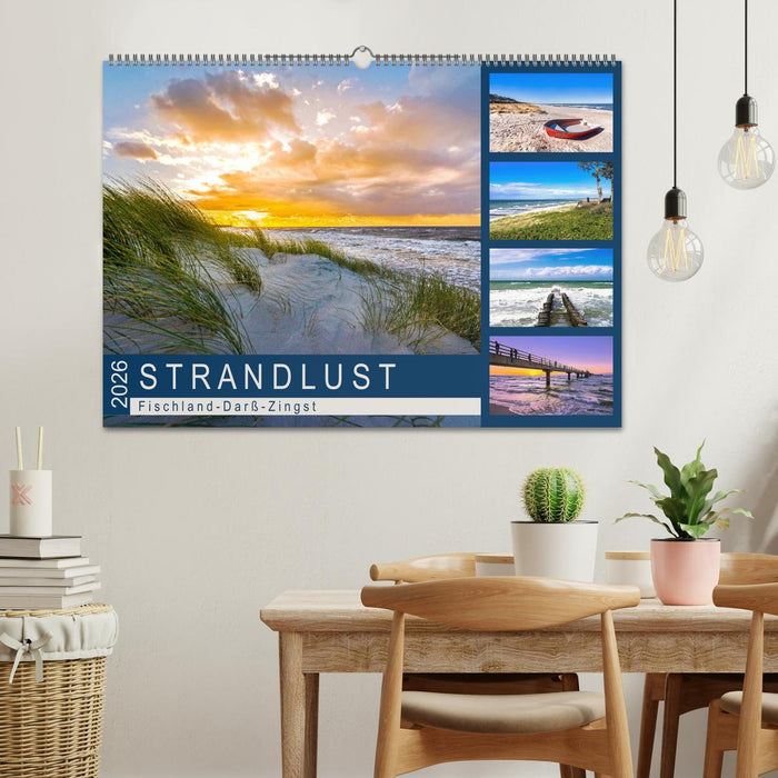 STRANDLUST: Fischland-Darß-Zingst (CALVENDO Wandkalender 2026)