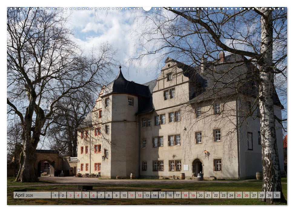 Schlösser- und Burgenland Thüringen (CALVENDO Wandkalender 2026)