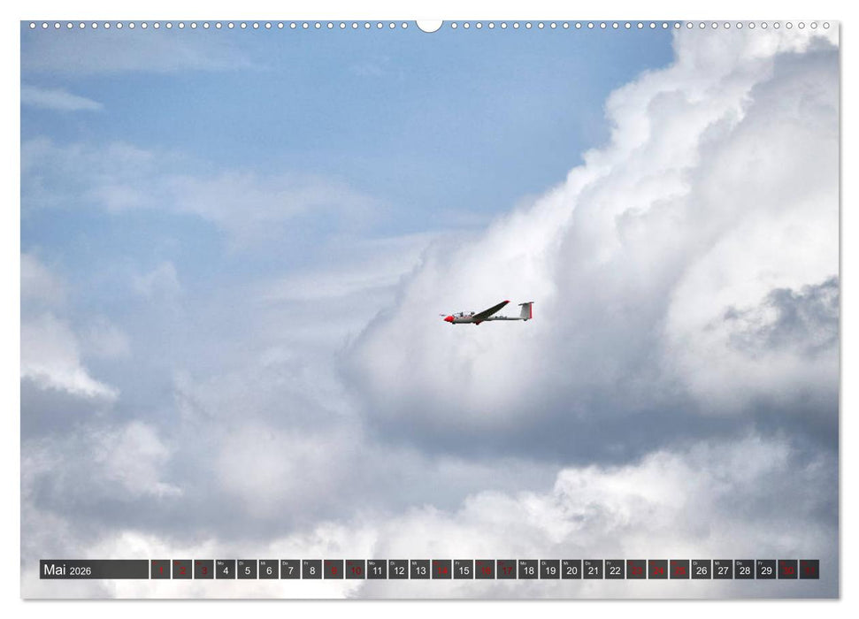 Lautlos durch die Luft - Faszination Segelfliegen (CALVENDO Wandkalender 2026)