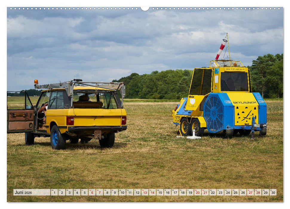 Lautlos durch die Luft - Faszination Segelfliegen (CALVENDO Wandkalender 2026)