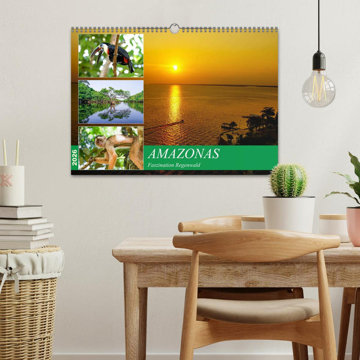 Amazonas - Faszination Regenwald (CALVENDO Wandkalender 2026)