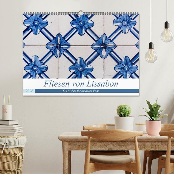 Fliesen von Lissabon (CALVENDO Wandkalender 2026)